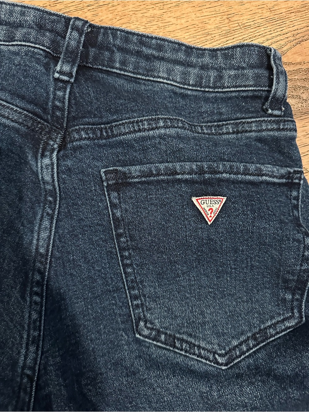 GUESS Vintage Jeans-  Dark Blue High Rise Straight